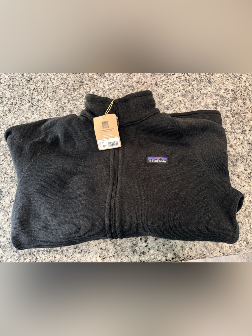 Patagonia Women’s Black Full-Zip Sweater Jacket